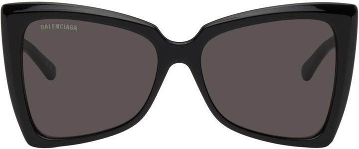 Photo: Balenciaga Black Cat-Eye Sunglasses