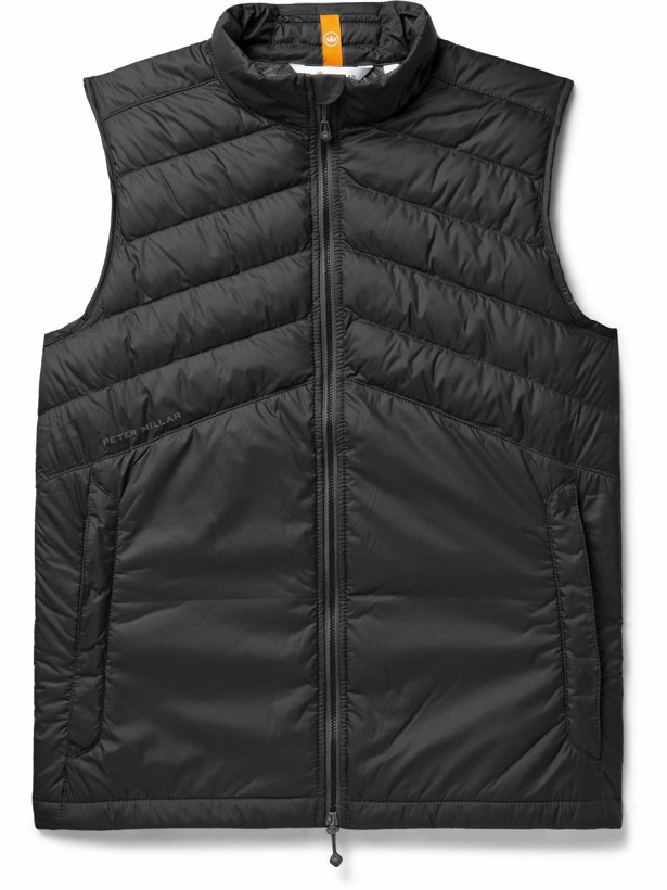Photo: Peter Millar - All Course Quilted Shell Gilet - Black