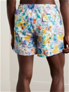 Bather - Straight-Leg Mid-Length Floral-Print Recycled Swim Shorts - Multi