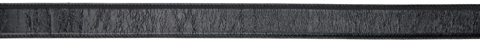 AMI Paris Black Ami de Cœur Oval Buckle Belt
