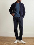 Boglioli - Slim-Fit Brushed Wool and Cashmere-Blend Sweater - Blue