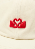 Spence Super Dad Logo-embroidered Cotton cap - White - One Size