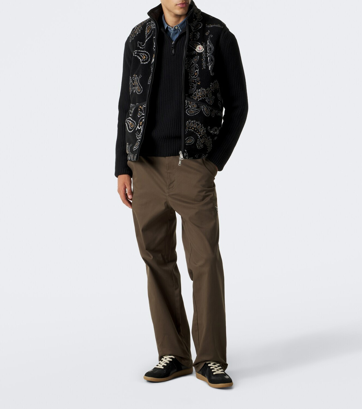 Moncler Reversible paisley vest