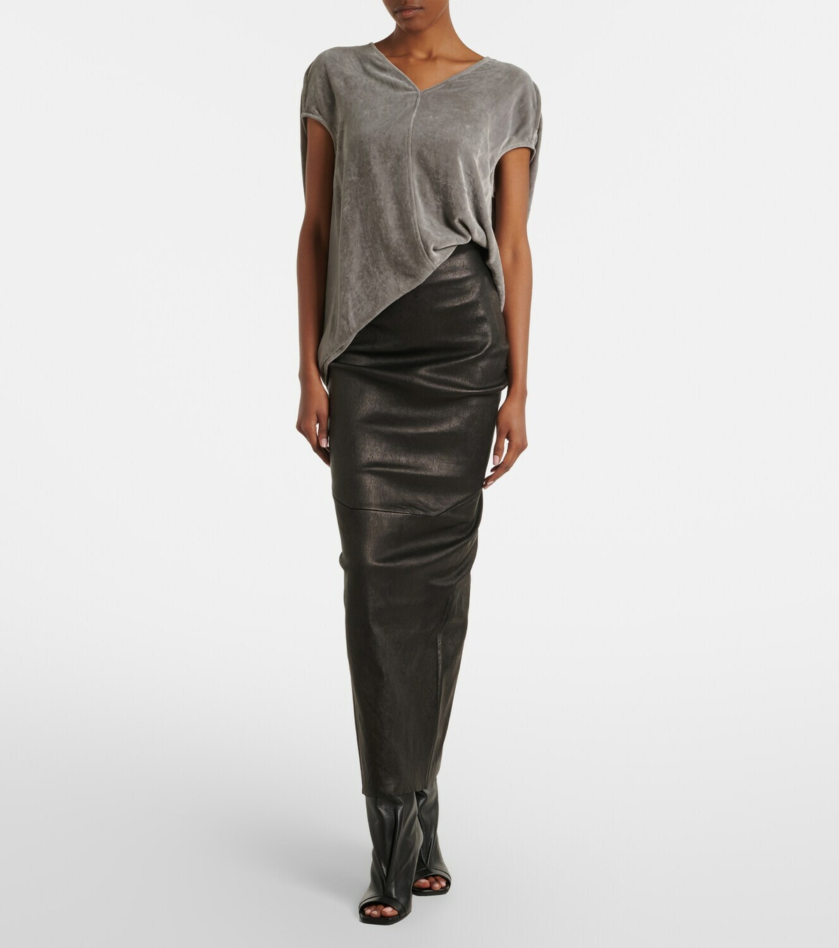 Rick Owens Floating velvet top