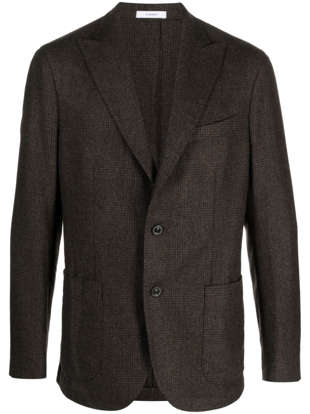 Boglioli single-breasted wool blazer - Grey