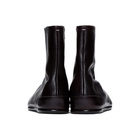 Maison Margiela Brown Flat Tabi Ankle Boots