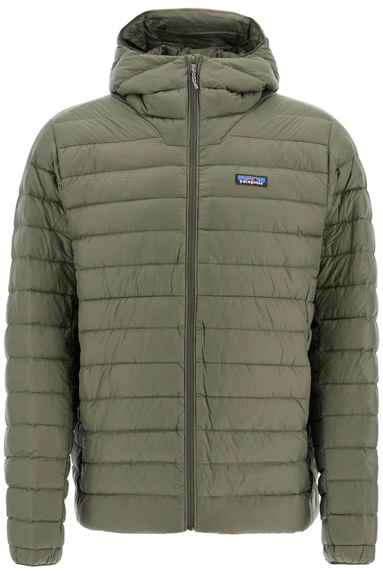 Photo: PATAGONIA down-filled hooded sweater Green
