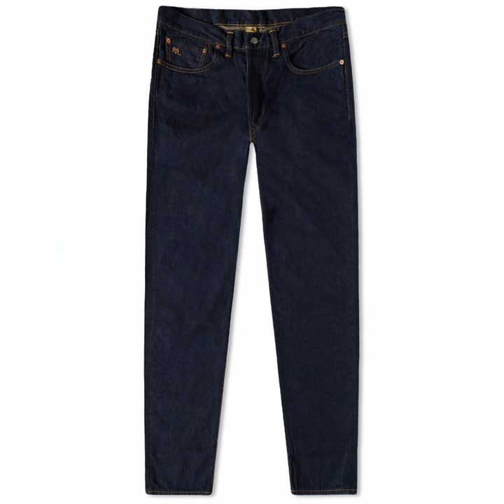 Photo: RRL Men's Straight Fit 5-Pocket Jean in Once Washed 3