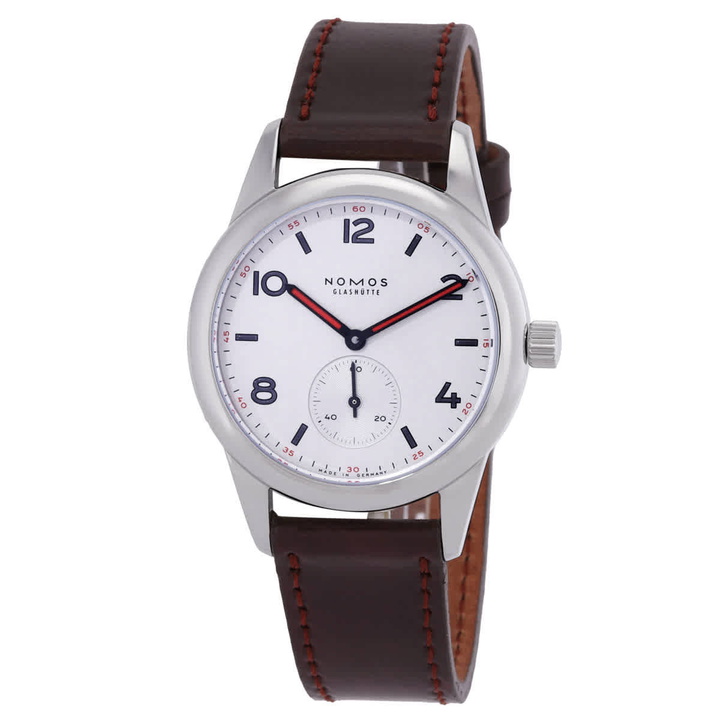 Photo: Nomos Club Automatic Silver Dial Mens Watch 701.1