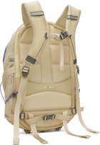 The North Face Beige & Purple Borealis Backpack