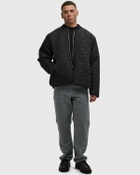 Rough. OLIVE PADDED JACKET Grey Mens Bomber Jacket