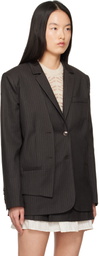 The Garment Brown Denver Vest Blazer
