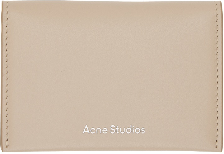 Photo: Acne Studios Taupe Folded Card Holder