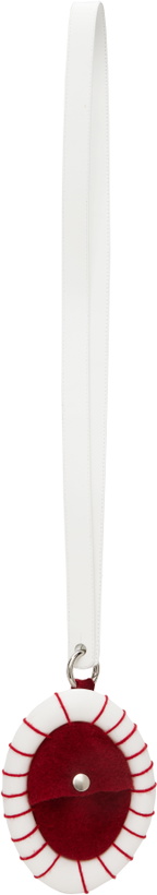 Photo: Stanley Raffington White & Red Curve Pouch
