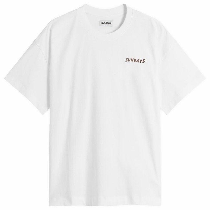 Photo: Sundays Men's 99 T-Shirt in White
