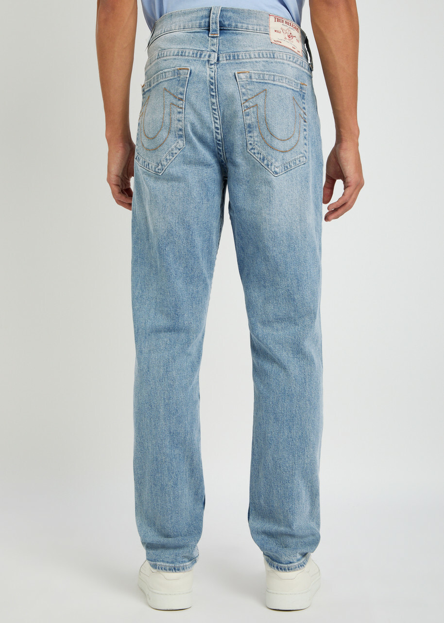 True Religion Rocco Slim-leg Jeans Light Blue