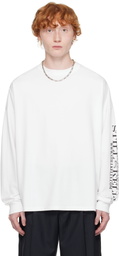Still Kelly White Boxy Long Sleeve T-shirt