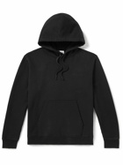 CDLP - Logo-Embroidered Cotton-Jersey Hoodie - Black
