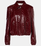 Gucci Leather bomber jacket