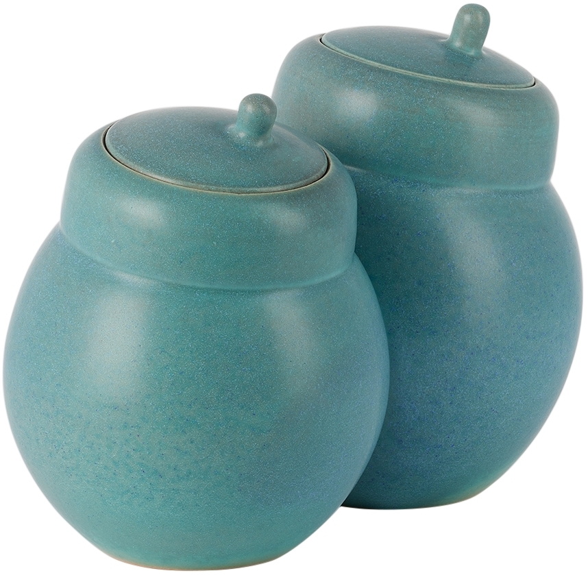 Daniel Cavey Blue Mitosis 2 Jars