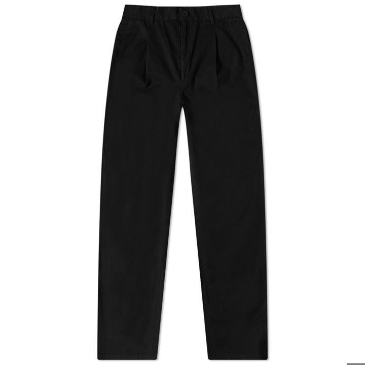 Photo: Wax London Men's Milo Twill Trousers in Black