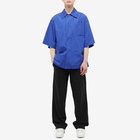 Off-White Men's BOOKISH FLOWER UTILITY SHIRT in Blue