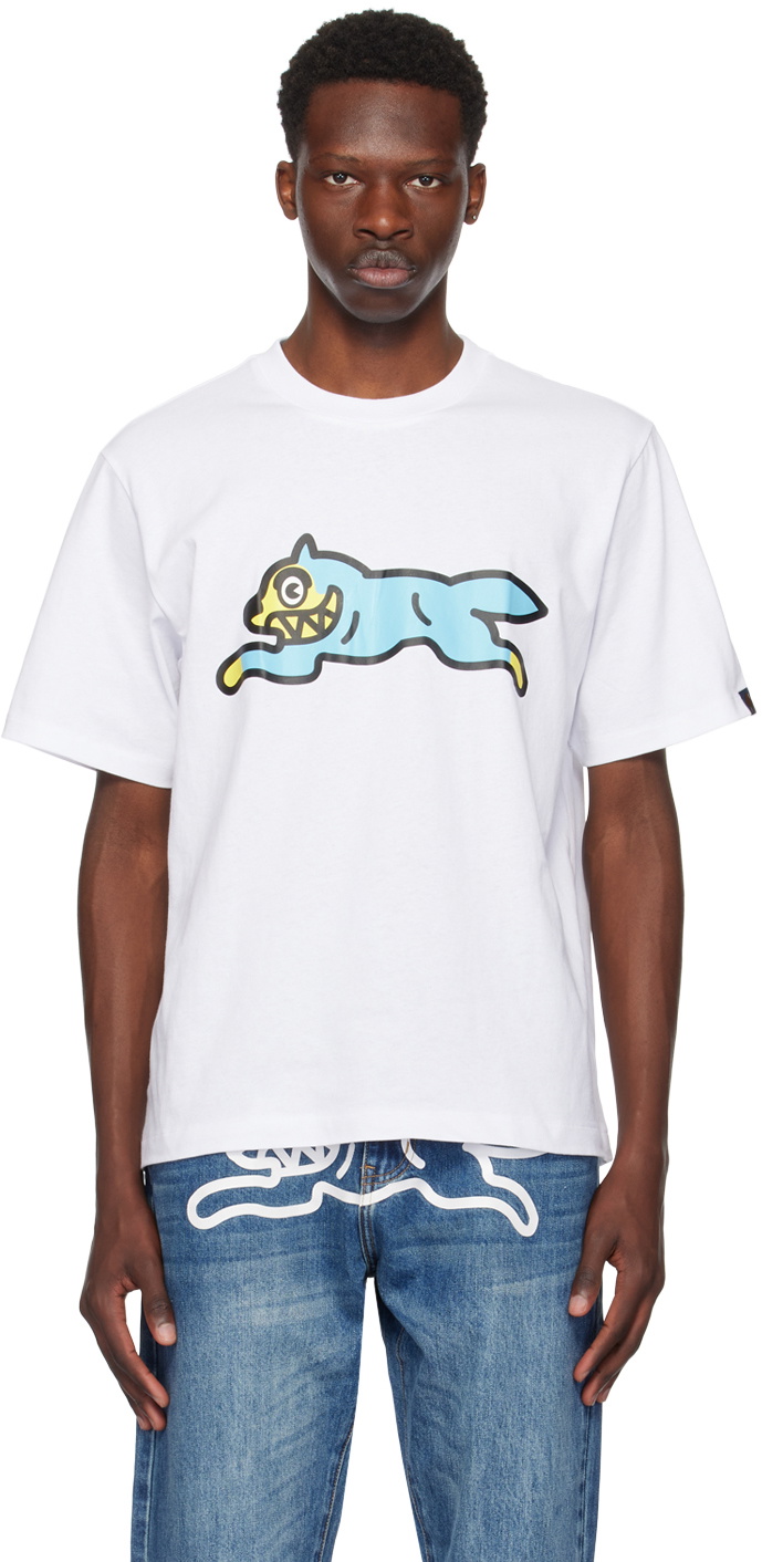ICECREAM White Running Dog T-Shirt ICECREAM