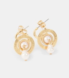 Vivienne Westwood Aleksa embellished drop earrings