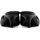 TOTEME Black Sharp Nappa Mule Heels