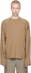 HELIOT EMIL Beige Pyroxene Long Sleeve T-Shirt