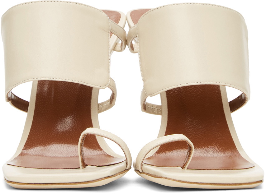 BY FAR Beige Gigi Heeled Sandals By Far