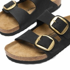 Birkenstock Women's Arizona Big Buckle in Black Nubuck