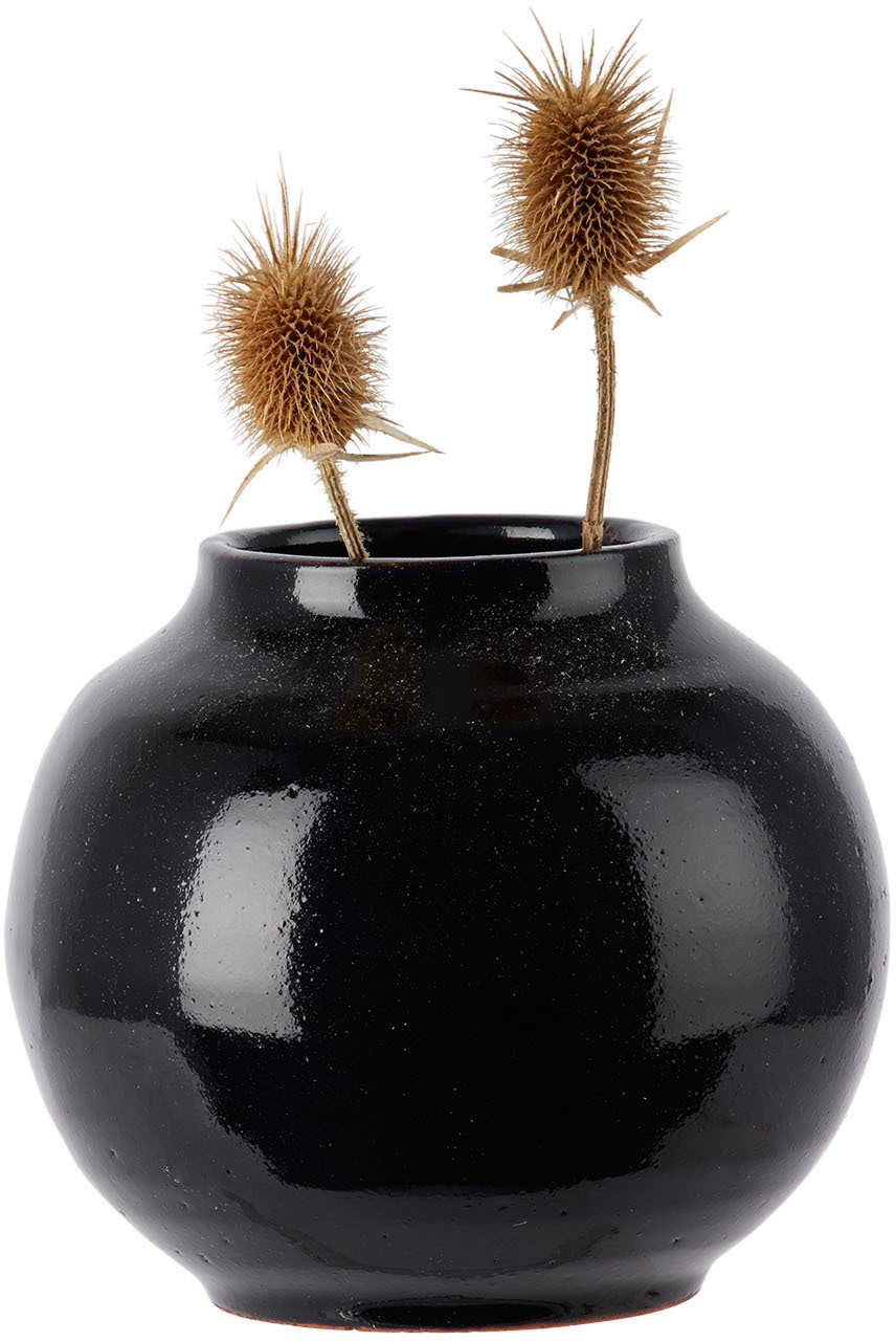 BASIS SSENSE Exclusive Black Type B Vase