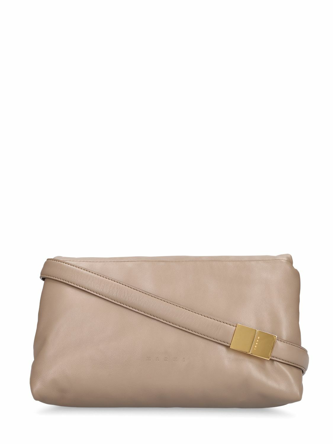 MARNI - Medium Prisma Leather Shoulder Bag Marni