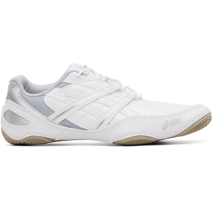 Photo: ASICS White & Gray Hypersync Sneakers