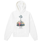 Palm Angels Men's Douby Popover Hoodie in Off White