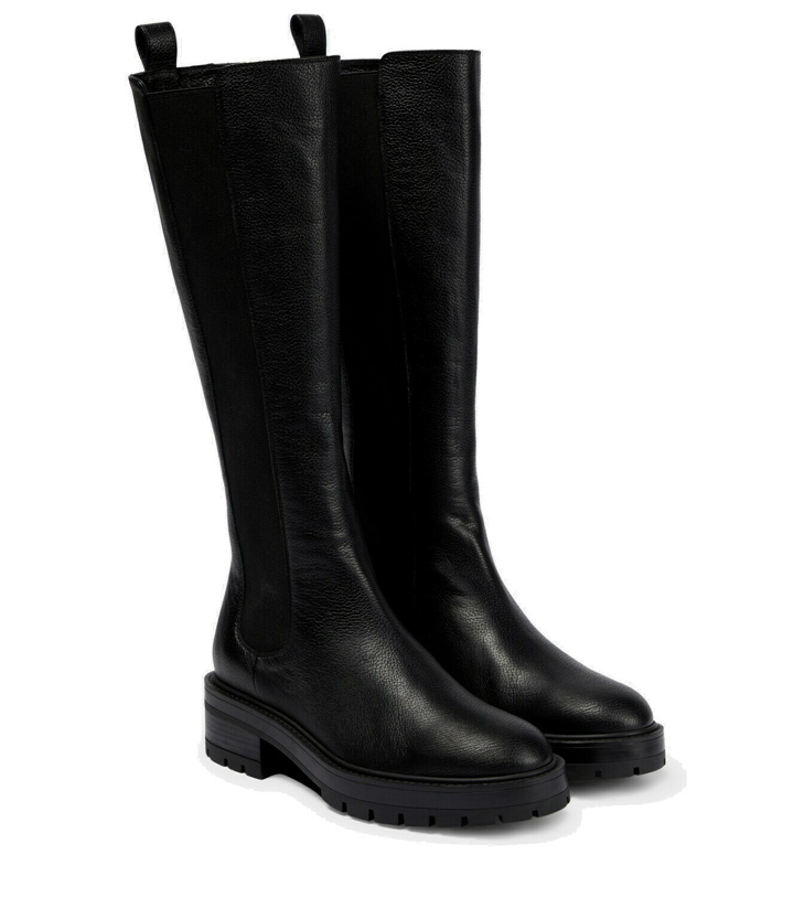 Photo: Aquazzura Crosby leather knee-high boots