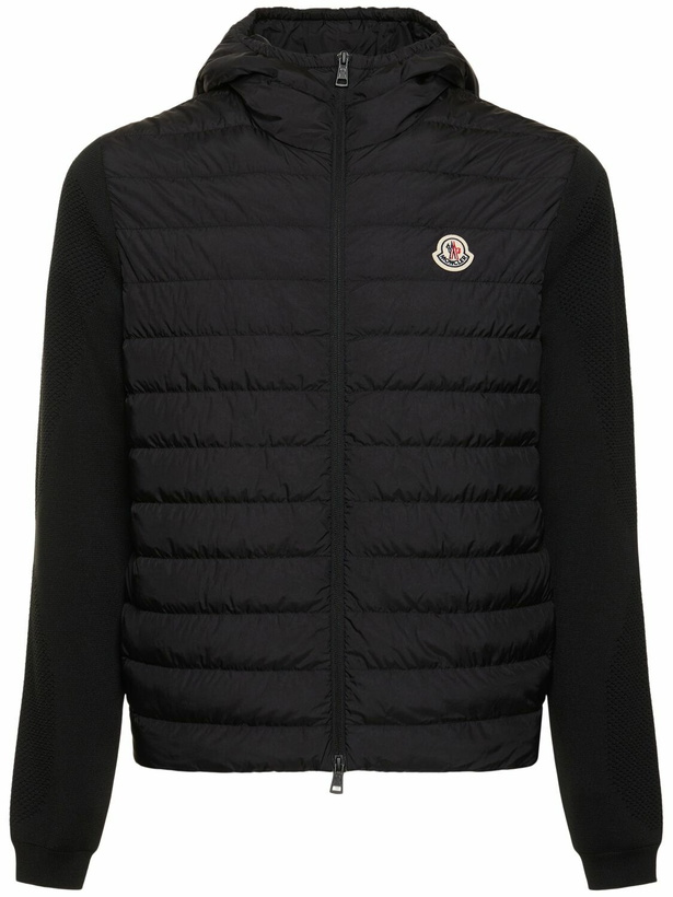 Photo: MONCLER Nylon Zip-up Cardigan Down Jacket