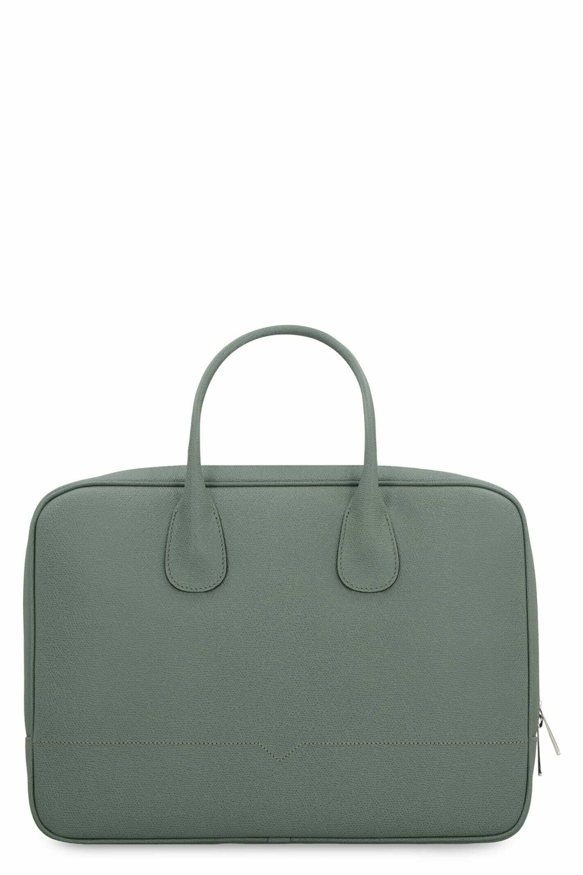 Valextra My Logo Leather Briefcase