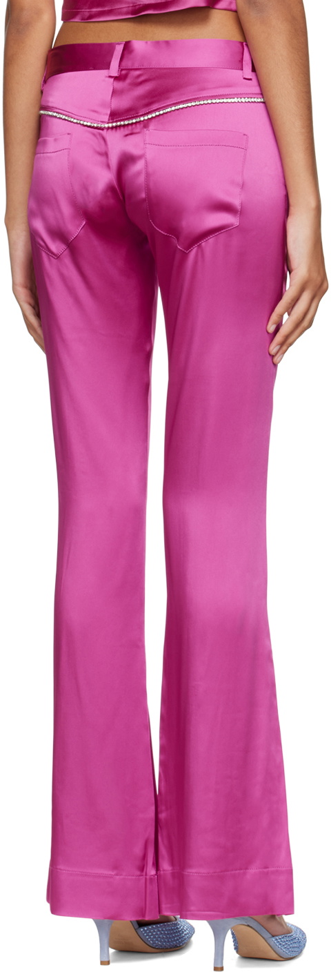 Marco Rambaldi Pink Flared Trousers