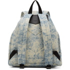 Saint Laurent Blue Denim Noe Backpack