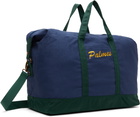 Palmes Blue & Green Logo Duffle Bag
