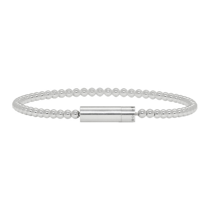 Photo: Le Gramme Silver Polished Le 11 Grammes Beads Bracelet