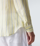 Fedeli Striped linen shirt