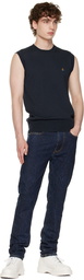 Vivienne Westwood Navy Cotton Vest