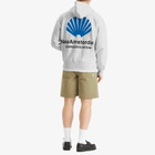 New Amsterdam Surf Association Men's Logo Hoodie in Grey Melange