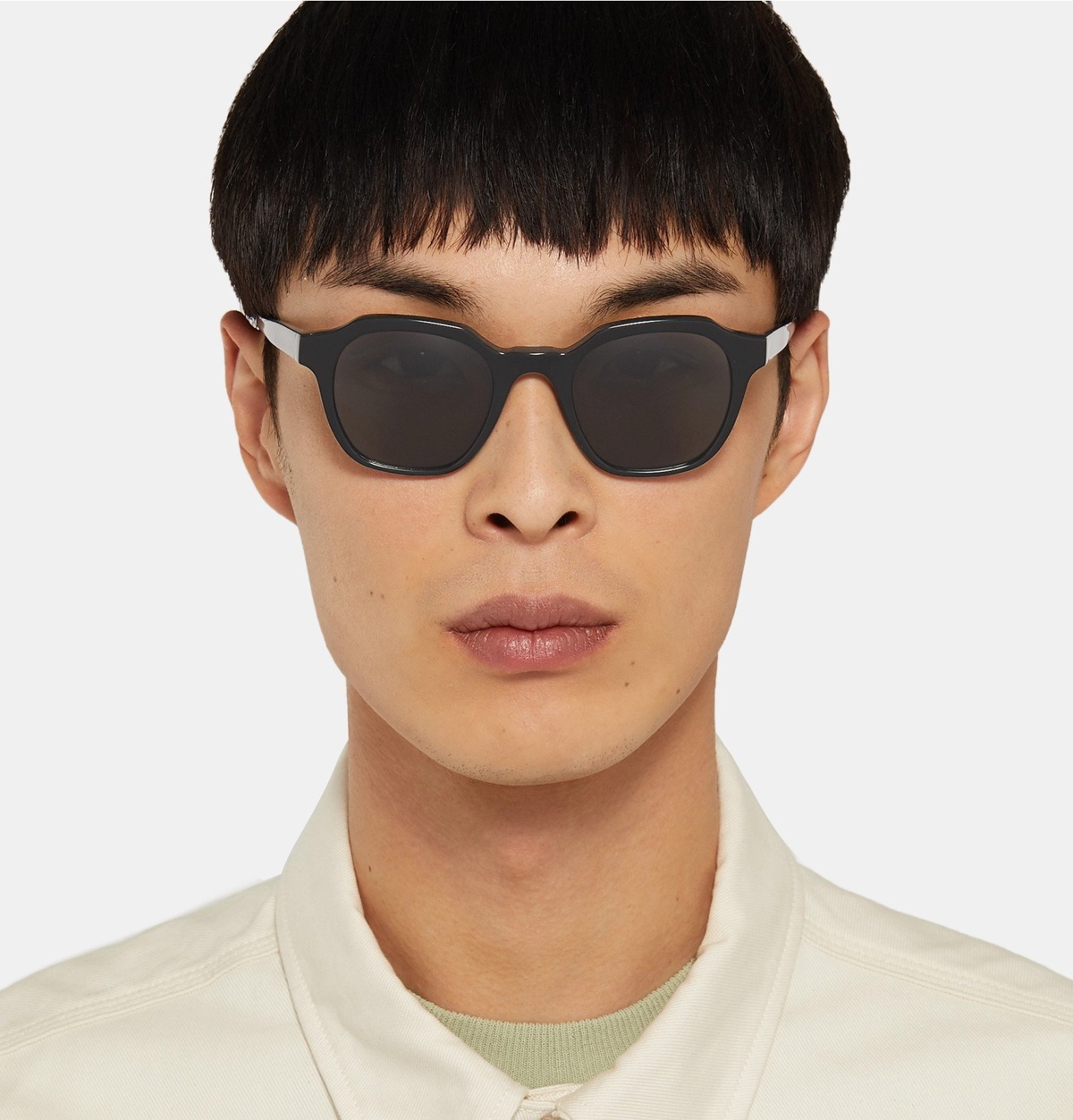 Dick Moby - Barcelona Round-Frame Acetate Sunglasses - Black Dick Moby