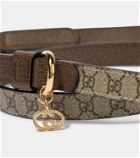 Gucci - GG Supreme XS faux leather dog leash
