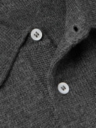 Drake's - Wool Polo Shirt - Gray