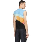 Lanvin Multicolor Asymmetric Vest